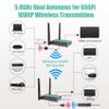 Mirabox Wireless HDMI Transmitter and Receiver Extender 1x4-1080P@60Hz 200m(656Ft) 5.8GHz Wireless Audio Video Extender Kit with IR and HDMI Loop-Out for TV,DSLR Camera,Projector,DVR,Laptop,PS5,Switch view 2