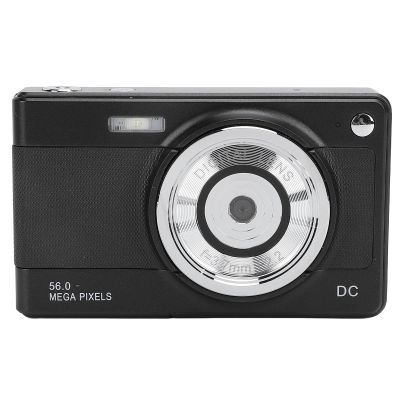 56MP 4K HD Digital Camera, Color Display, 8X Zoom Autofocus, Portable, Prevent Shake, for Photography, Video Recording, Travel, with Supplementary Light, 2.8in Screen (Black)
