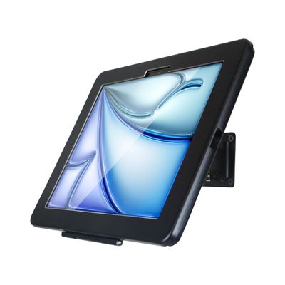 WeSTRUGGLE On Wall Mount Bracket for iPad Air 11-inch M3 2025 & M2 2024,(iPad Air 7th/6th Generation),Excluding Other 11",with Lock &Key,Multi Angle Design,Metal,(Black)
