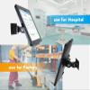WeSTRUGGLE On Wall Mount Bracket for iPad Air 11-inch M3 2025 & M2 2024,(iPad Air 7th/6th Generation),Excluding Other 11",with Lock &Key,Multi Angle Design,Metal,(Black) view 4