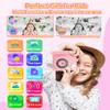 WONNIE Kids Camera Instant Print,1080P Selfie Digital Camera with 2.4" Screen & 32GB Card,Toddler Portable Toy for Ages 3-12,Christma-s Birthday Gifts for 3 4 5 6 7 8 9 Year Old Girls Pink view 2