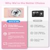 WONNIE Digital Camera 56MP, FHD 1080P Point & Shoot Camera with 32GB SD Card, 2 Batteries, and Lanyard, Ideal for Kids & Teens, Suitable Gift for Girls Pink, 3-Pack view 2