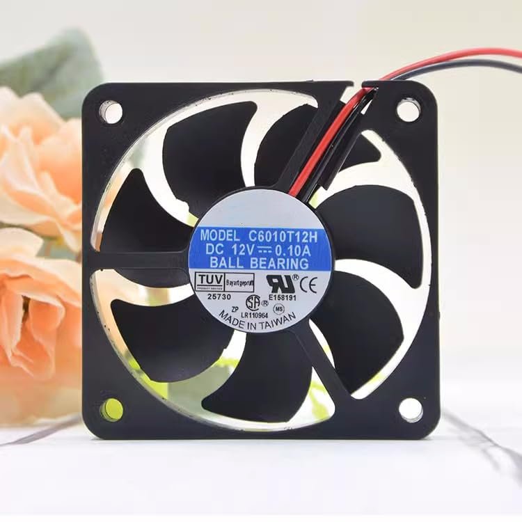 for 6010 12V 0.1A C6010T12H 6cm Desktop Computer Ultra-Thin Silent Cooling Fan