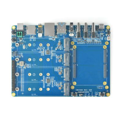 youyeetoo CM3588 Plus Mini NAS Platform, up to 8K Video, RK3588,OpenMediaVault fit,32GB LPDDR5, 4 x M.2 PCIe3.0 Socket, NAS Solutions, Home Server,Local Cloud Storage (NAS Carrier Board)