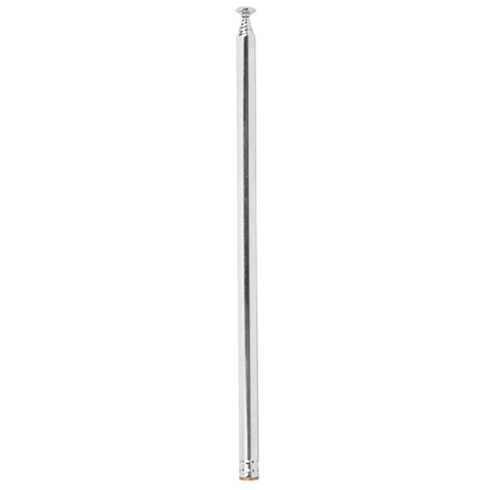 Fm Radio Antenna,Telescopic Antenna,Copper Rod Antenna 7 Section Full - Channel Signal Gain Aerial Stable Signal, Easy to Use Signal Aerial for Radio,Television,Toy Car,Radio