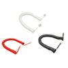 WOEIFGV 4-Core Modular Coiled Telephone Handset Cord for Telephone/Handset Black/Red/White Curly Cord 1.85m/ view 4
