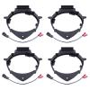 ApplianPar Front Rear 6.5" to 6.75" Door Speaker Adapter Mounting Plates and Wiring Harness Stand Ring Kit for Sierra 1500 2007-ON view 1