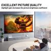 Projector Screen 60" Wall Mounted 4K HD Projection Screen, 4:3 16:9 Ratio Home Theatre Cinema Screen, Ideal for Home, Classroom, Office Presentations Black(4:3) view 3