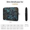 Laptop Sleeve Bag 17inch Slim Computer Carrying Bag Coding Pattern Laptop Protective Case Briefcase Handbag view 2