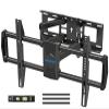 MOUNTUP MU0028-B Full Motion TV Wall Mount for Most 42-82 inch TVs Holds up to 100lbs Bundle MU0049 Foldable Under Cabinet TV Mount view 2