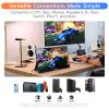 13.5''Portable Monitor for latop ,2K FHD 60HZ Laptop Monitor Screen,USB-C and HDMI Inputs, Ultra-Slim IPS Panel with HDR and Premium Smart Cover & Speakers for Laptop,PC,Phone,PS4/5,Switch,Mac,Xbox view 3