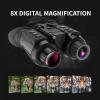 WGFXYBFY NV8300 Night Vision Goggles Head-Mounted,3D 4K Night Vision Binoculars,Built-in 1.4-Inch Digital Infrared Scope with 32GB Memory Card and Bracket,for Adults Camping view 4