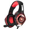 BlueFire Stereo Gaming Headset with Microphone for PS5 PS4 Xbox One Switch PC Mac  Wired Over-Ear Headphones with Surround Sound, Soft Memory Foam, Noise Canceling Mic, Light, 3.5mm Jack (Red) view 1