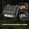 WGFXYBFY Night Vision Goggles Head-Mounted,NV8160 Night Vision Binoculars for Adults,1312FT Digital Infrared Scope,8X Digital Zoom,with 32GB SD Card,Black view 4