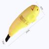 Mini Desk Vacuum Keyboard Vacuum Cleaner Mini Keyboard Vacuum USB Powered Efficient Adsorption Lightweight Computer Vacuum Cleaner for Laptop (Yellow) view 3