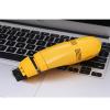 Mini Desk Vacuum Keyboard Vacuum Cleaner Mini Keyboard Vacuum USB Powered Efficient Adsorption Lightweight Computer Vacuum Cleaner for Laptop (Yellow) view 4