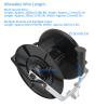 Electric Fence Wire Reel, 3 to 1 Gear Ratio Fence Electrified Rope Reel ABS Fence Electrified Rope Cord Reel Electrified Rope Winder for Farm MLD 005 (MLD-005) view 4
