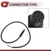 HEROFFIX for Monitor and Backup Reverse Rear View Parking Camera Video Cable Extension Backup Camera 8Pin Female Video Cable 0.5m/1.64ft Black Plastic,Metal view 4
