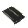 Expansion Card Gen3 Split Card Bifurcation x16 to x8x8 40.4mm, PCIe3.0 x16 1 to 2 view 2