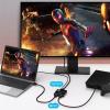 1 in 2 Out/2 in 1 Out DP Switch, DP Selector Switch DP1.4 8K@30Hz 4K@144Hz Bi-Directional Switch for Monitor Laptop Gaming Console view 4