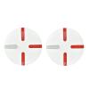 1 Pair White ABS Wheel Covers Hubs Caps Replacement Spare Parts for Xiaomi for Ninebot for MiniPro for Segway Scooter Accessory view 1