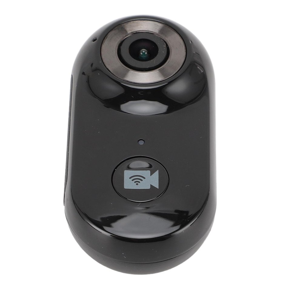 Mini Action Camera,Compact Lightweight Full HD 1080P 2MP Magnetic Base Thumb Camera,Sports Camera Wearable Body Camera Helmet Camera Vlogging Camera (Black)