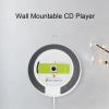 Portable CD Player, BT 5.0 Wall Mountable Music Player with Remote Control Timer Switch, USB Port Headphone Jack Design, CD Player for Teens, Elders, Parents view 2