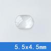 5.5 * 4.5MM Square Sapphire Bubble Magnifier Calendar Lens for Date Window Watch Crystal Glass Part Accessory view 2