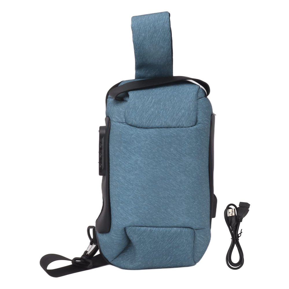 Camera Sling Bag, Anti Theft Camera Case with Password Lock, High Density Canvas, Widened Shoulder Belt, Small Photography Backpack for Camera and Accessories (OD Green)