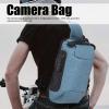 Camera Sling Bag, Anti Theft Camera Case with Password Lock, High Density Canvas, Widened Shoulder Belt, Small Photography Backpack for Camera and Accessories (OD Green) view 2