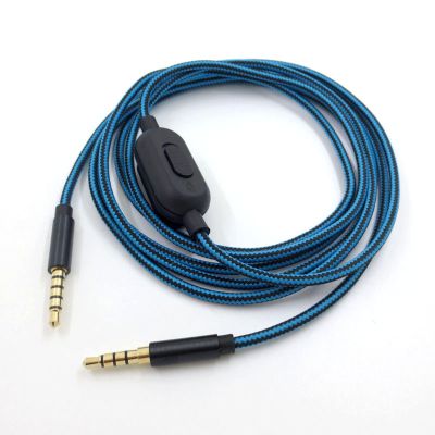 Headphone Audio Cable Cord for Steel-Series for Astro A10 Aa40 A30 Gaming Headset(with Control)