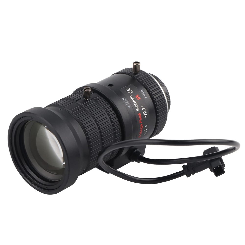 6MP HD CCTV Camera Lens, 550mm Zoom CCTV Lens, CS Mount Lens, Automatic Aperture CCTV Lens, Home Camera Lens, Security Surveillance Accessory