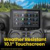 Stinger HORIZON10 10.1" Jeep Wrangler JK (2011-18) Flush Stereo Radio Complete Kit, HD IP65 Touchscreen, Certified Wireless CarPlay & Android Auto, Off-Road Gauges, Bluetooth, Includes iGO Nav Card view 4