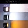 120 LED Video Light on Camera, Mini Rechargeable LED Photography Lighting Fill Lamp 2700K-9000K Bi Color Dimmable, Built in 2000mAh Battery for DSLR Camera view 4
