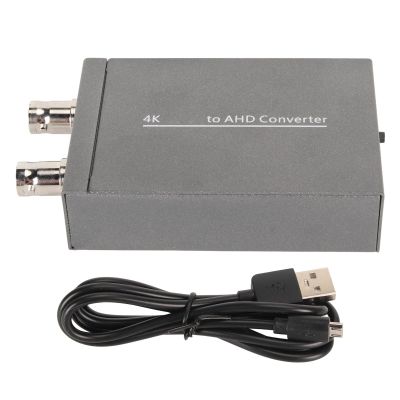 Mtlavishness Plug and Play 13.010.04.0 Multimedia Interface to Ahd Converter 4K 1080P in 2 Out Coaxial Conversion Output Adapter for CCTV Camera Iron for to Ahd Converter