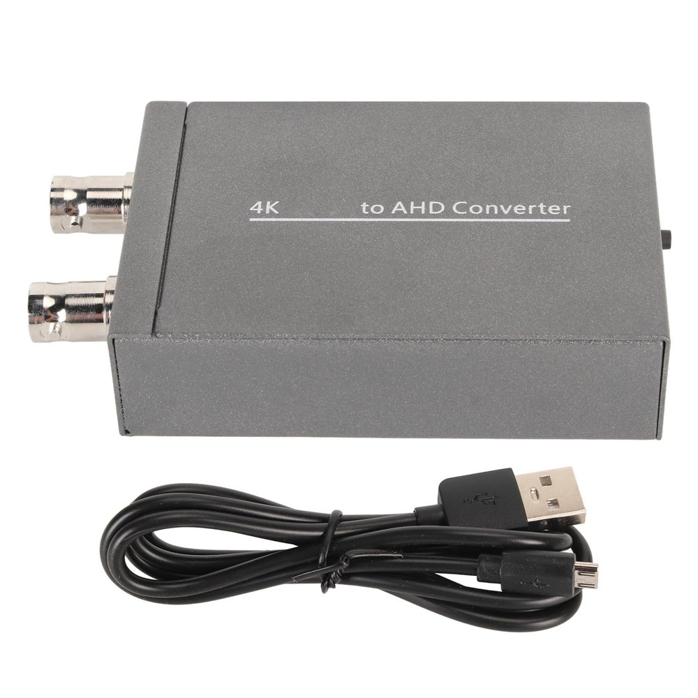 Mtlavishness Plug and Play 13.010.04.0 Multimedia Interface to Ahd Converter 4K 1080P in 2 Out Coaxial Conversion Output Adapter for CCTV Camera Iron for to Ahd Converter