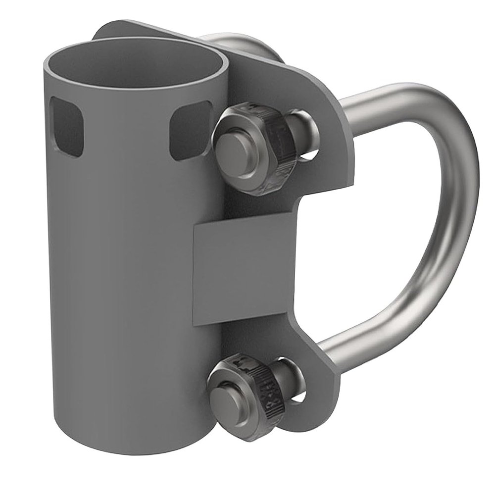 Aerial Mast Pipe Bracket Aerial Mast Pipe Bracket, Antenna Roof Mounting U for Dish Adapter Mount Side Installation