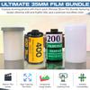 Kodak Ultramax 400 & Fujifilm 200 35mm Film Bundle - 3-Pack Each (6 Total) with Balveli Microfiber Cloth - 36 Exposures per Roll view 2
