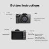 4K Digital Camera, 48MP CMOS Sensor, 16X Zoom, 3.0inch Touchscreen, Connection Vlogging Camera with Lanyard for Teens Adult Beginner, for Social Media Sharing view 3