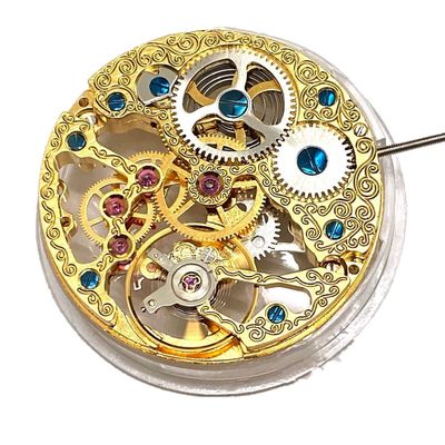 1 * 21600bph Watch Movement Hollow Skeleton 6497 Movement Manual Winding Suitable for Vintage Men's Watches Accessory