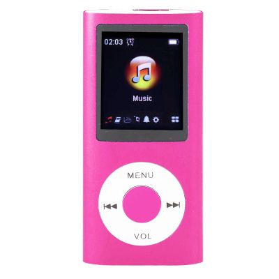 Naroote Mp3 Player, Music Player 1.8inch TFT Screen HiFi Sound 7 Sound Effect Modes Portable Mp3 Music Player Mini Mp3 Player USB Rechargeable Digital Video Music Player (Without Memory)