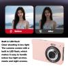 banapoy Digital Camera, 2.8 TFT 1080P Kids Camera 50MP Digital Point and Shoot Camera with 16X Zoom Anti Shake, Autofocus, Portable Travel Mini Camera for Teens Boys Girls (Pinkish) view 4