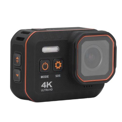 4K 60FPS Action Camera, Professional High Definition IP68 Diving Camera with 2 Inch Screen, 170 Degree Wide Angle