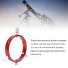 Guide Scope Ring 80mm Diameter Astronomy Telescope Finder Ring Bracket Widened 14mm Stable Screw Attachment for Diameter 60-80mm Telescope Tube, Red Color view 3