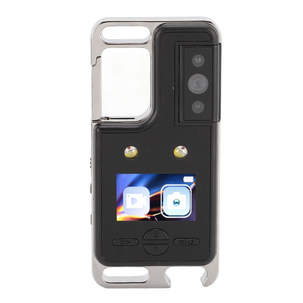 Magnetic Back Clip Night Body Mounted Camera with 2K HD Rotation 600mAh Wearable Cam for Cycling Sports Capturing The Moment with HD Clarity