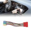 Car Radio Wiring Harness, Radio Harness Adapter ABS Car Radio Stereo Wiring Harness Adapter Mini ISO Plug Extension for view 3