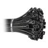 14" Black Cable Ties Heavy, Self-Locking Premium Nylon Cable Wire Ties for Indoor and Outdoor, 100PCS view 1