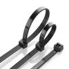 14" Black Cable Ties Heavy, Self-Locking Premium Nylon Cable Wire Ties for Indoor and Outdoor, 100PCS view 2