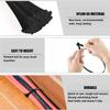 14" Black Cable Ties Heavy, Self-Locking Premium Nylon Cable Wire Ties for Indoor and Outdoor, 100PCS view 4