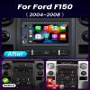 [4Core 64G] Car Radio for Ford F150 2004-2008: 7" HD Touchscreen Stereo with Wireless Carplay Android Auto 5G WiFi GPS Bluetooth FM DRS SWC Backup Camera view 2